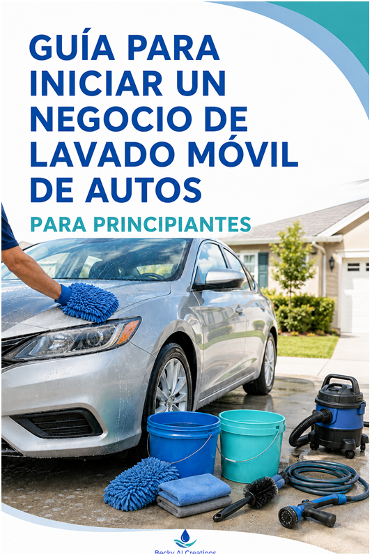 Guia Para Iniciar un Negocio De lavado Movil De Autos